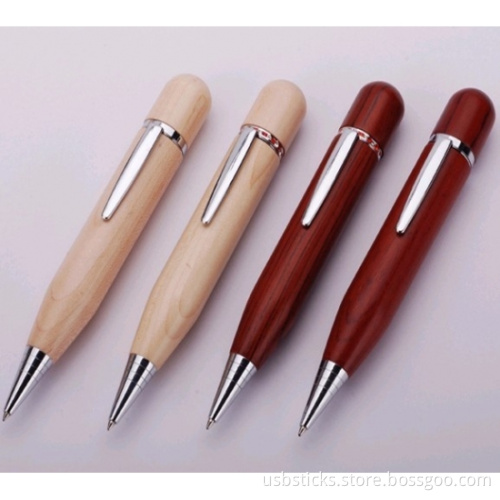 eco wood pen usb flash drive with free logo engraved
